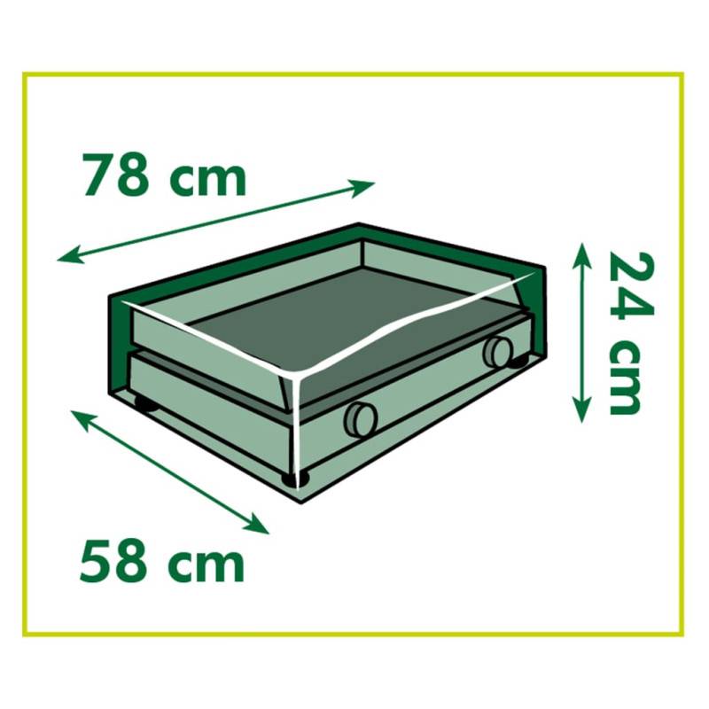 Housse de protection pour plancha, Dimensions 24  x 78 x 58 cm - Imagen 7