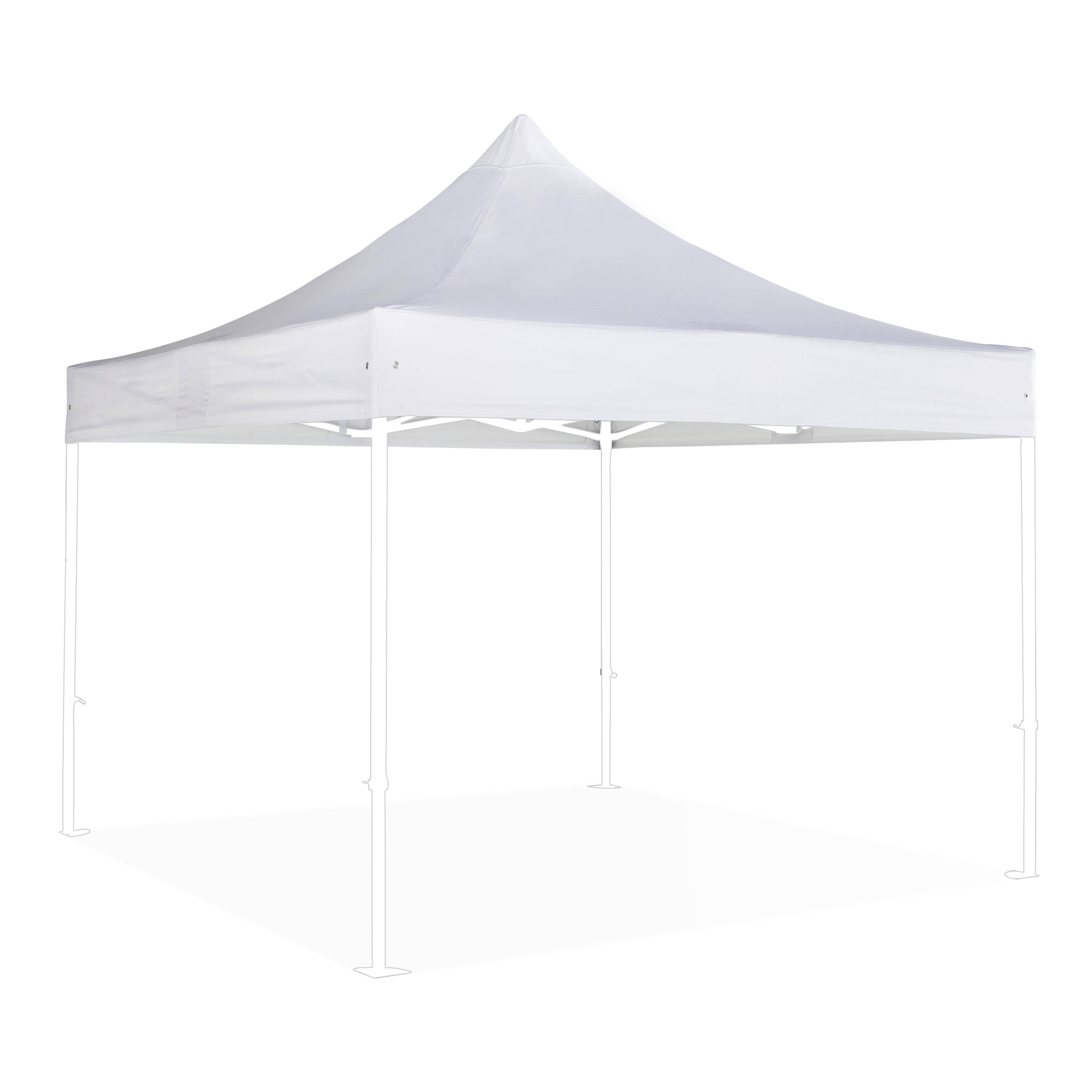 Oviala - Toit pour tente pliante 3x3 m blanc PRO 40 - Oviala