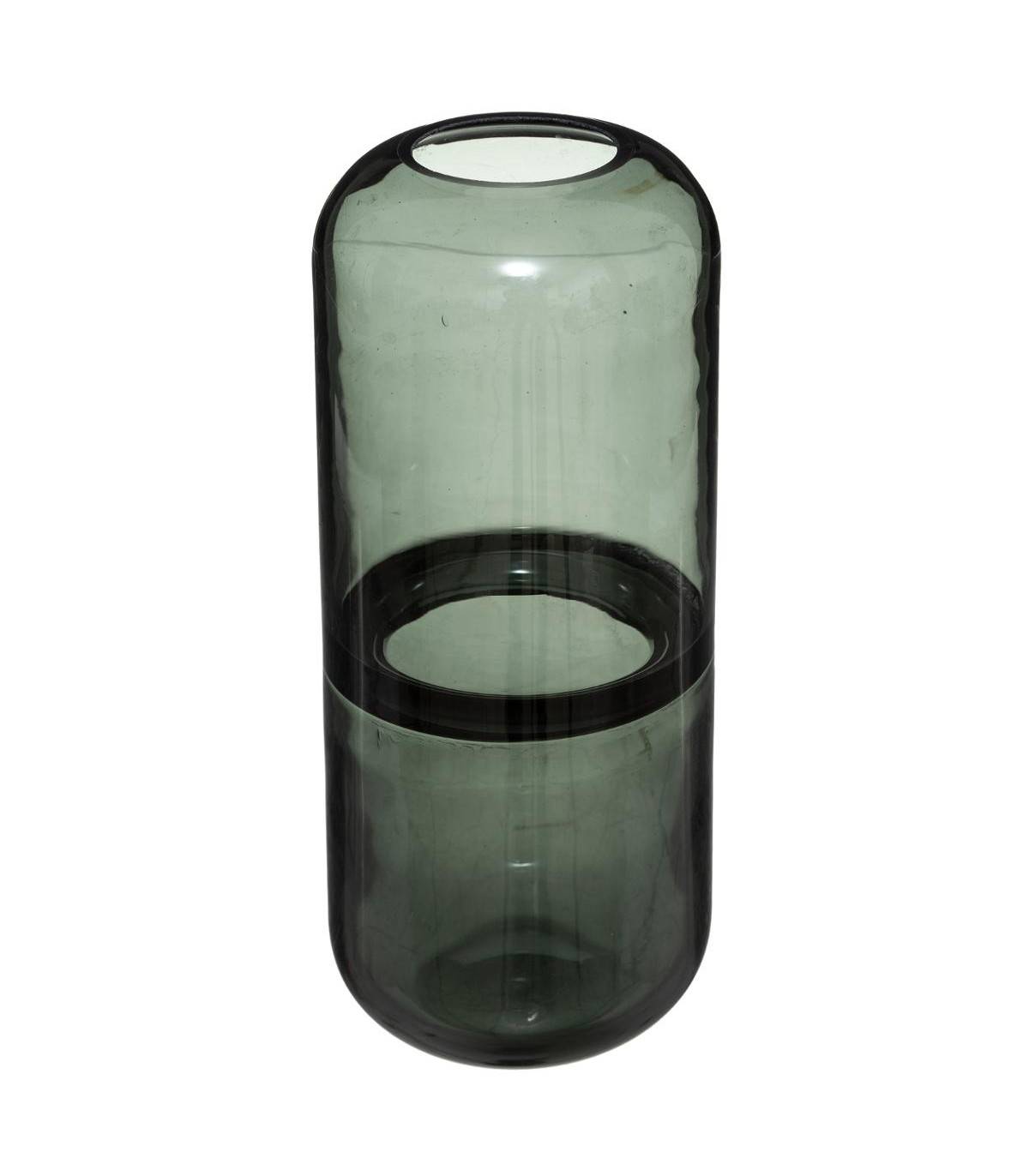 Atmosphera - Vase Bouteille en Verre coloré H 25 cm - Imagen 1