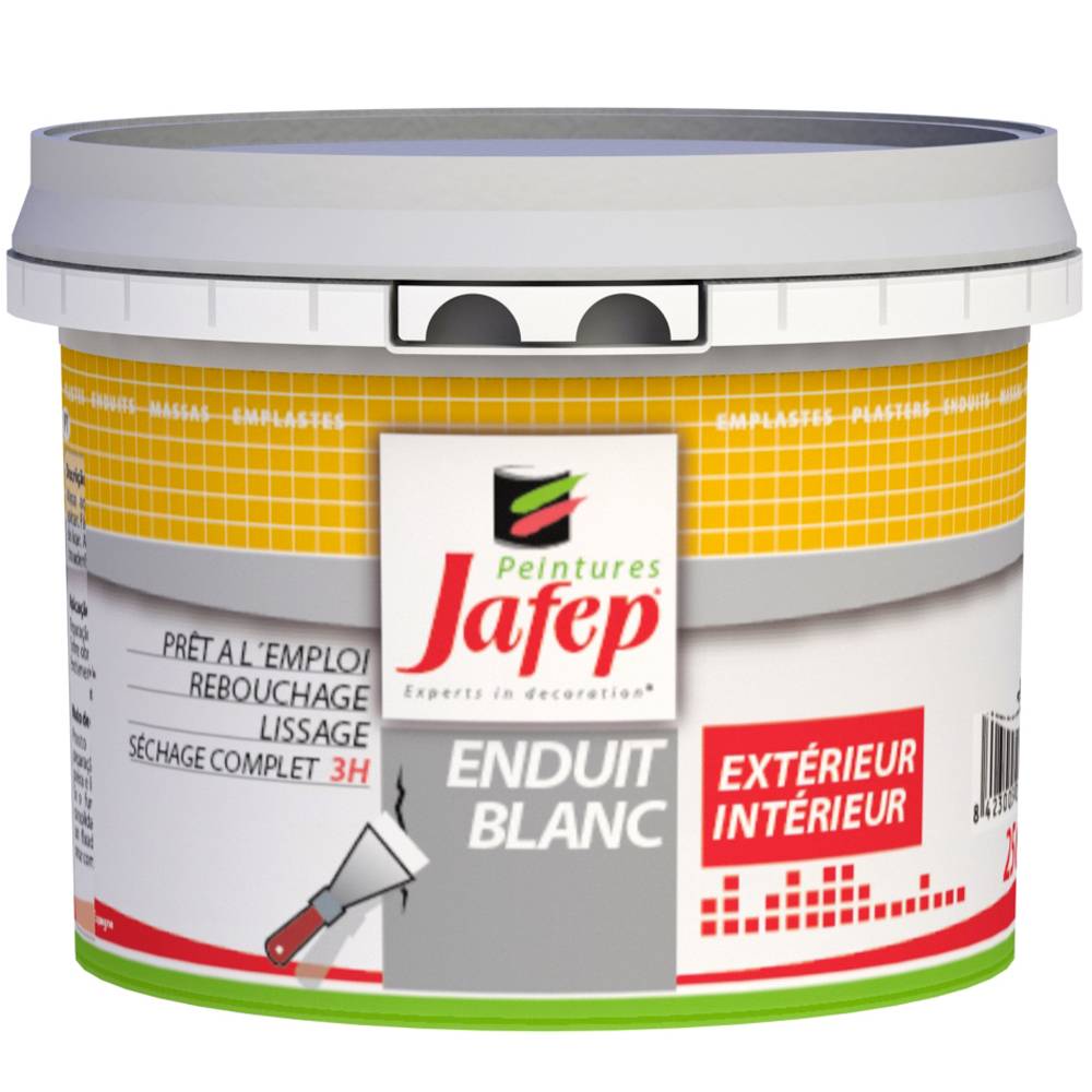 Enduit blanc extérieur-intérieur Jafep  250ml - Image 1
