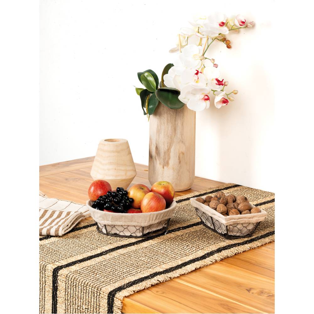 Aubry Gaspard - Grand vase rond en bois clair - Imagen 2