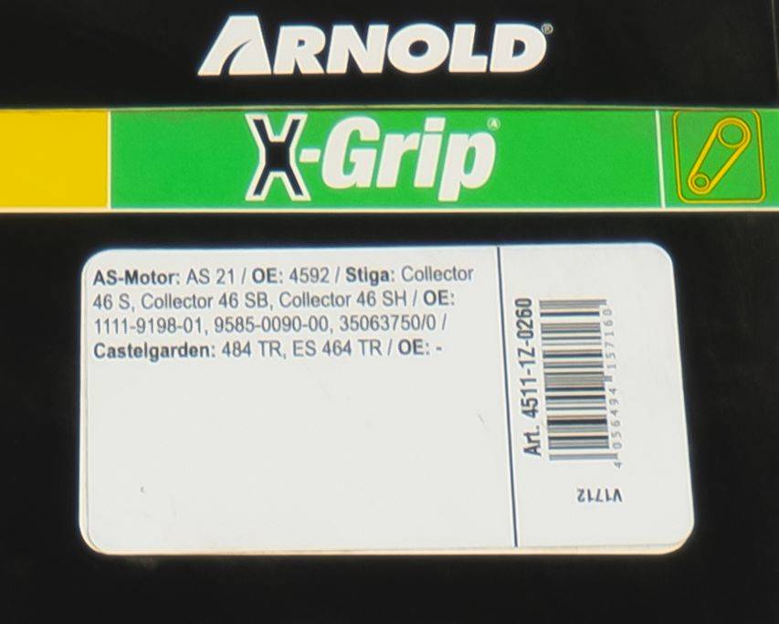 Arnold - Courroie trapézoïdale X-Grip V de type Z 26 Arnold - Imagen 3