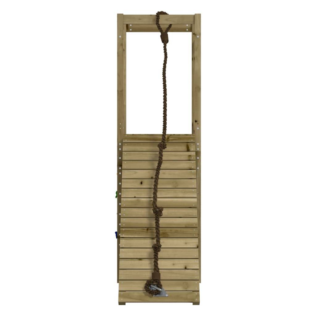 Helloshop26 - Aire de jeux d'extérieur balançoires portiques robuste jeux jardin bois de pin imprégné - Imagen 3
