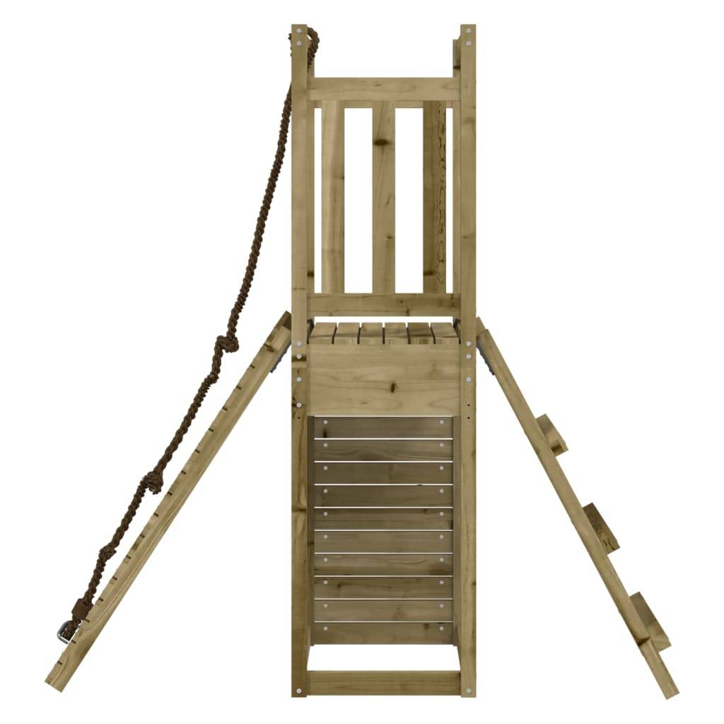 Helloshop26 - Aire de jeux d'extérieur balançoires portiques robuste jeux jardin bois de pin imprégné - Imagen 5