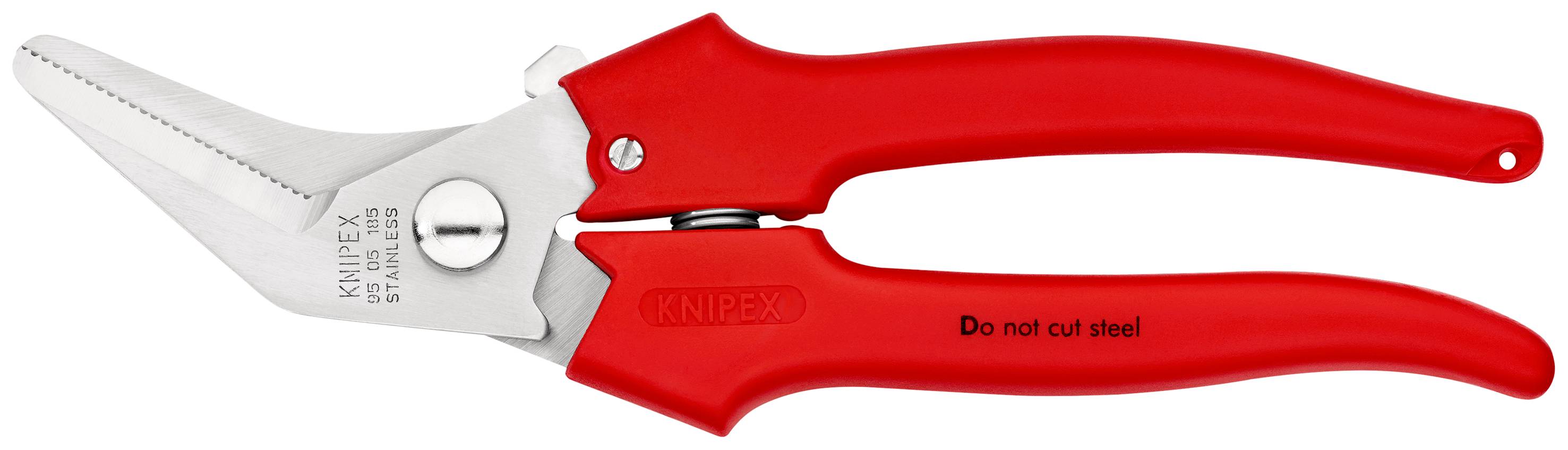 Knipex - Cisaille universelle gainage PVC par extrusion 185 mm - KNIPEX - 95 05 185 - Image 3