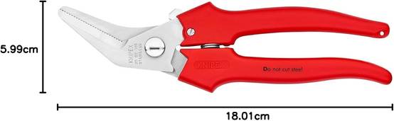 Knipex - Cisaille universelle gainage PVC par extrusion 185 mm - KNIPEX - 95 05 185 - Image 2