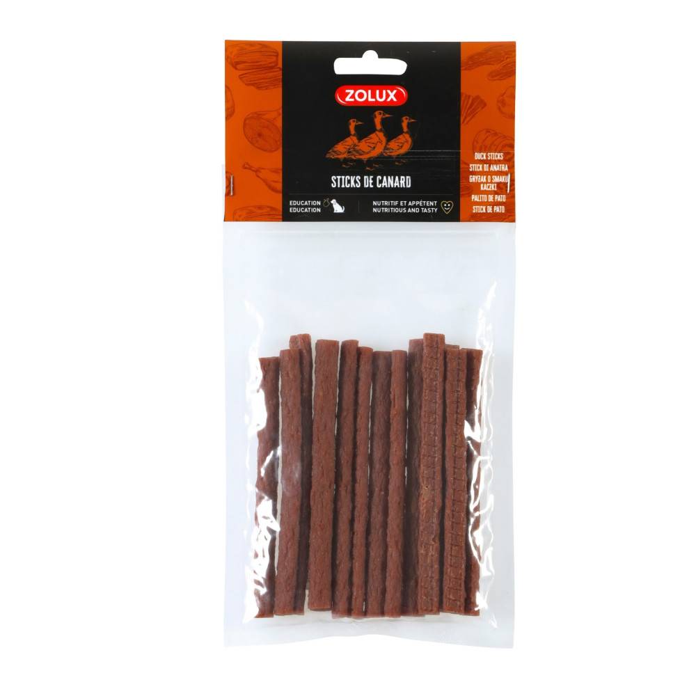 Zolux - zolux - Palitos de pato seco 100 g golosinas para perro - Imagen 1