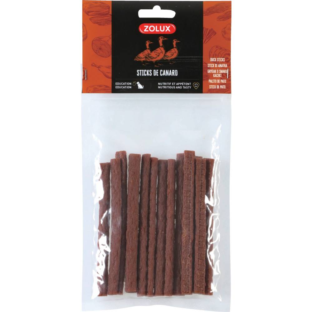 Zolux - zolux - Palitos de pato seco 100 g golosinas para perro - Imagen 2
