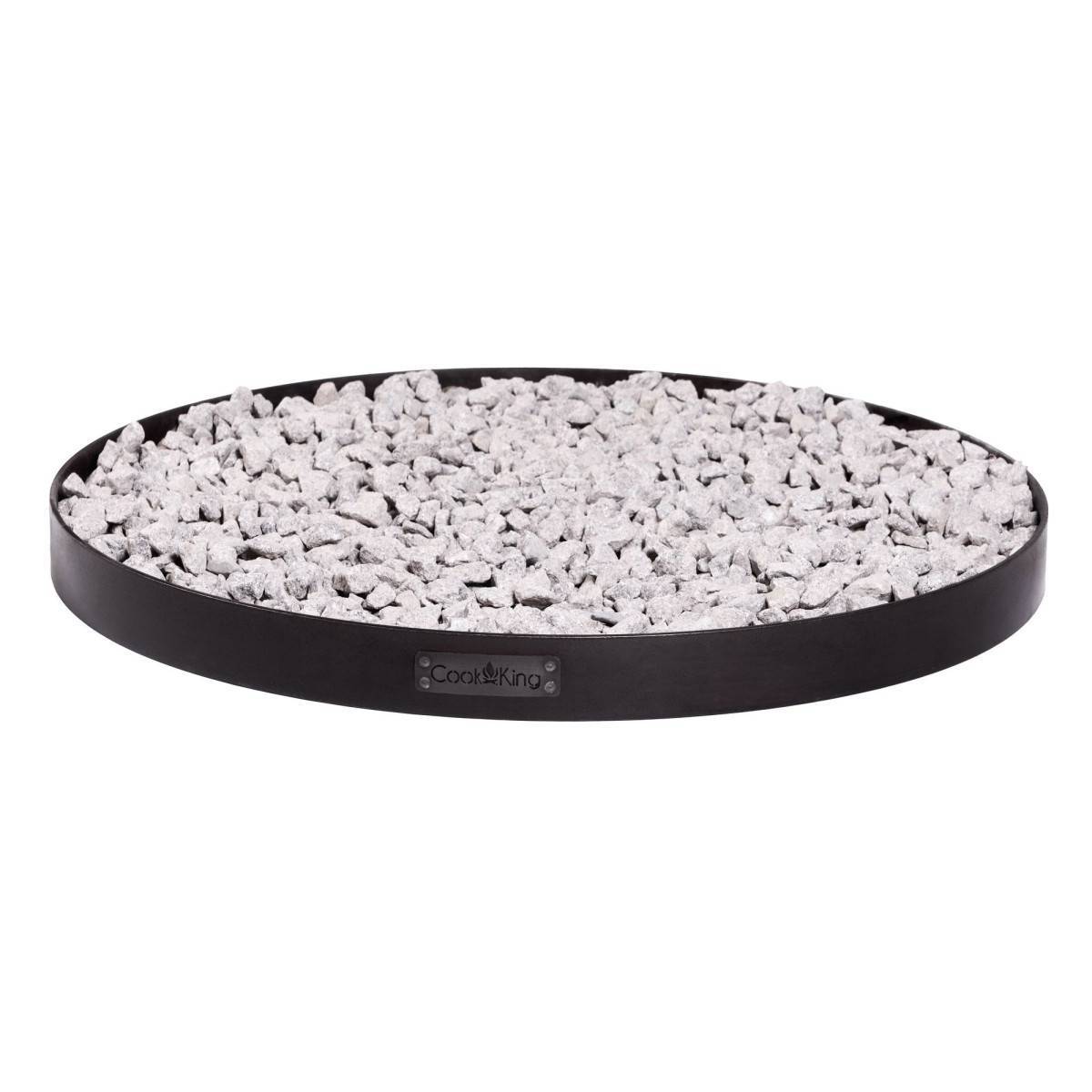 Divers - Base Ronde Métallique pour Foyer Extérieur - Protection et Élégance - Ø 80 cm - Imagen 2