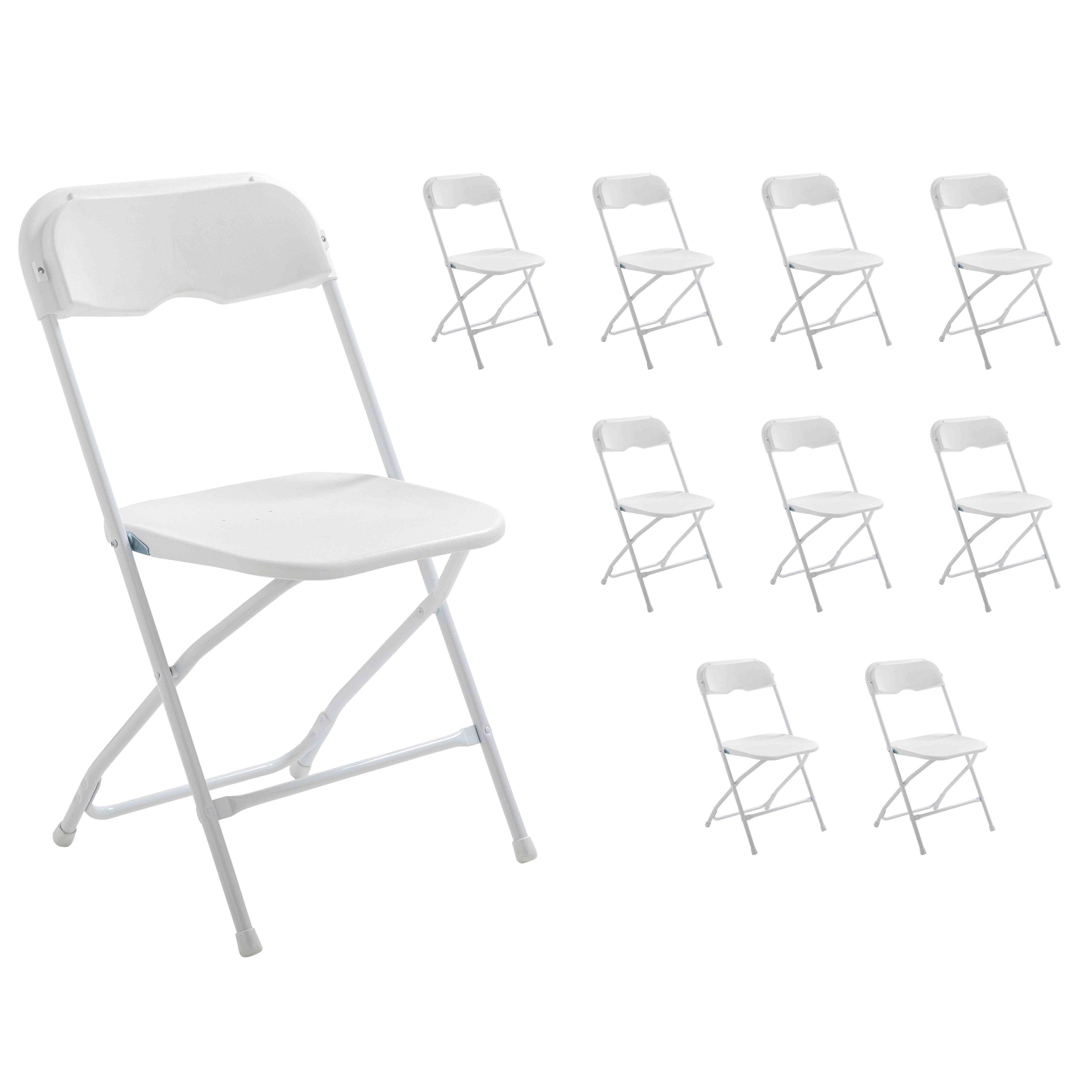 Oviala - Lot de 10 chaises pliantes REKKEM - Oviala - Imagen 1