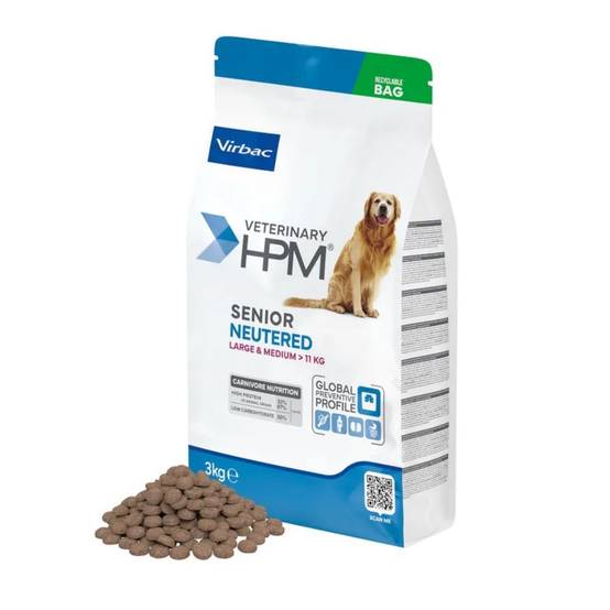 Croquettes Chien Veterinary Hpm Dog Senior Neutered Large & Medium - Virbac 3 kg - Image 2