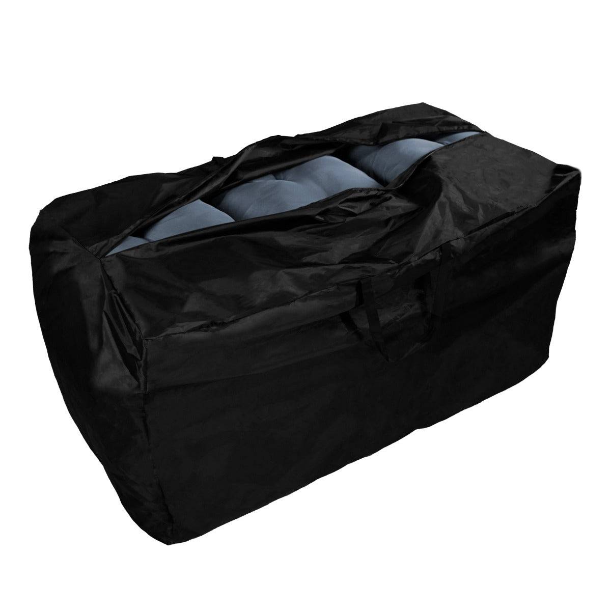 Monstershop - Salon de Jardin 9 personnes & Coffre de Rangement en Rotin – Noir - Imagen 5