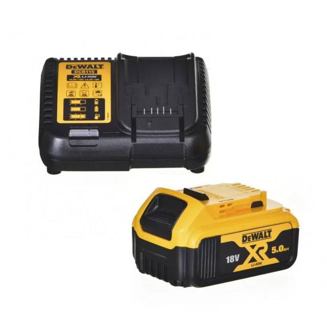 Perforateur-burineur SDS-Plus XR 3 Joules - Ø28 mm - DEWALT - avec une batterie 18V 5aH - chargeur - coffret - DCH263P1-QW - Image 4