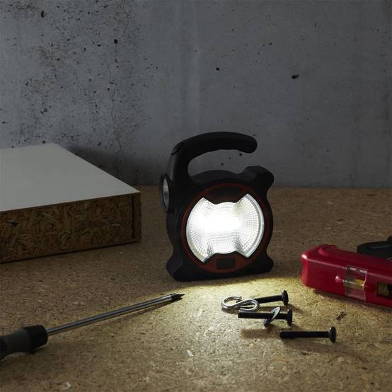 Lampe baladeuse LED dernière génération compacte 2 en 1 mode projecteur ou lampe torche - - Image 3
