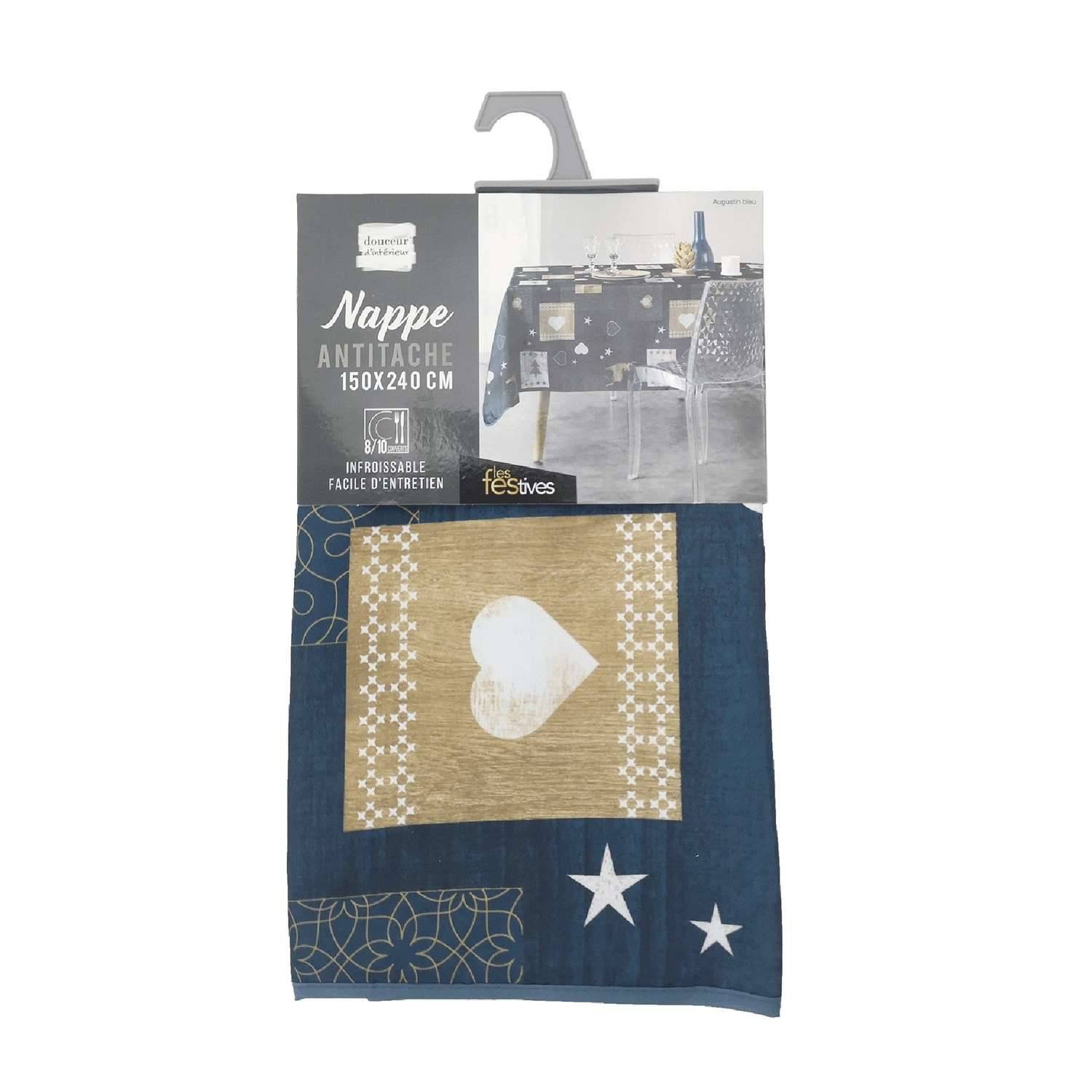 Sans Marque - Nappe rectangulaire antitache et infroissable - Douceur d'intérieur - Imagen 4