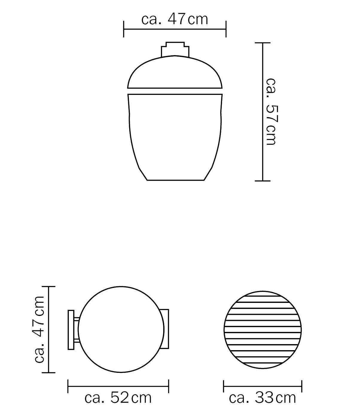 Monolith - Kamado Monolith JUNIOR Pro Série 2.0 - Noir sans chariot - Imagen 3