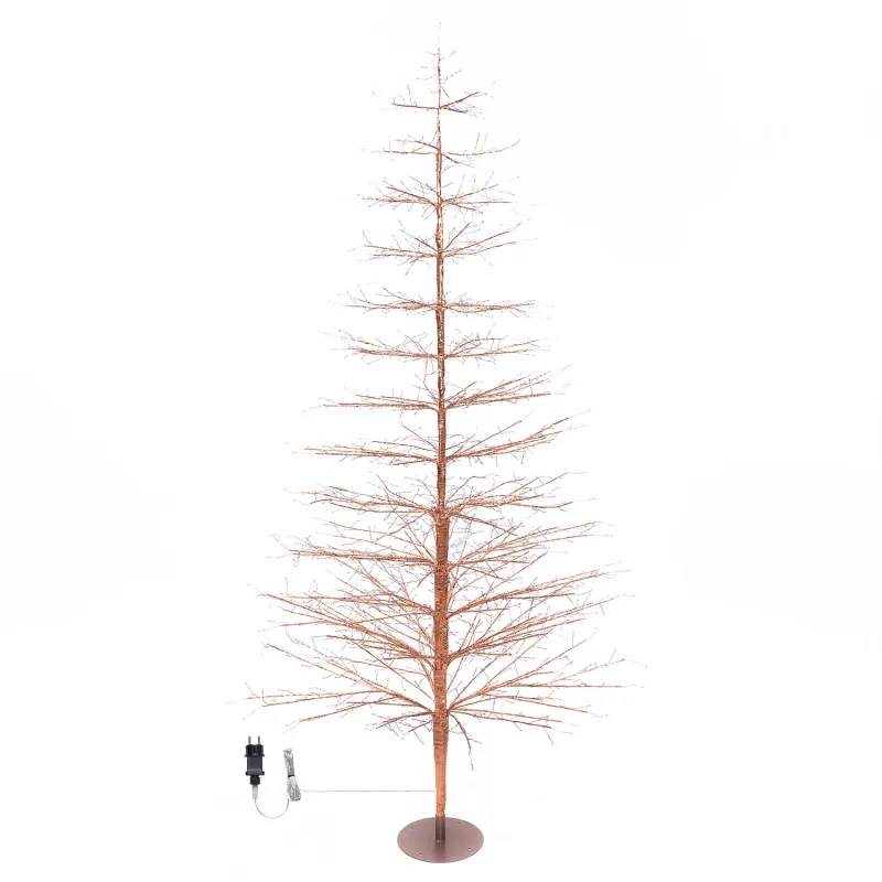 Lotti - Arbre lumineux Conique TILLEUL Rose Gold H180cm Ø90cm 1568 MicroLED Blanc Chaud & Flash Lotti - Image 3