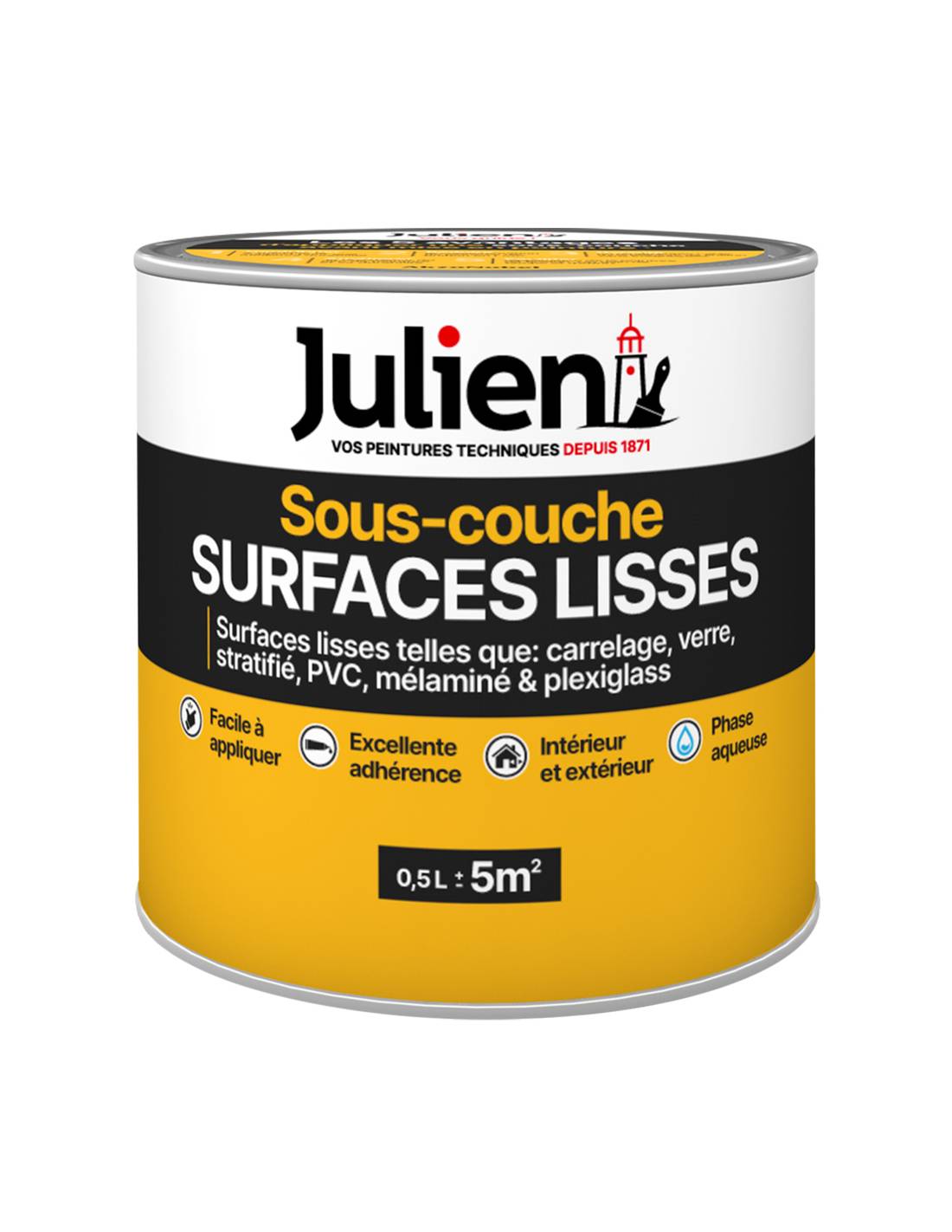 Julien - Sous-couche Julien Surfaces Lisses Adhérence Extrême Sur Surfaces Difficiles - Julien