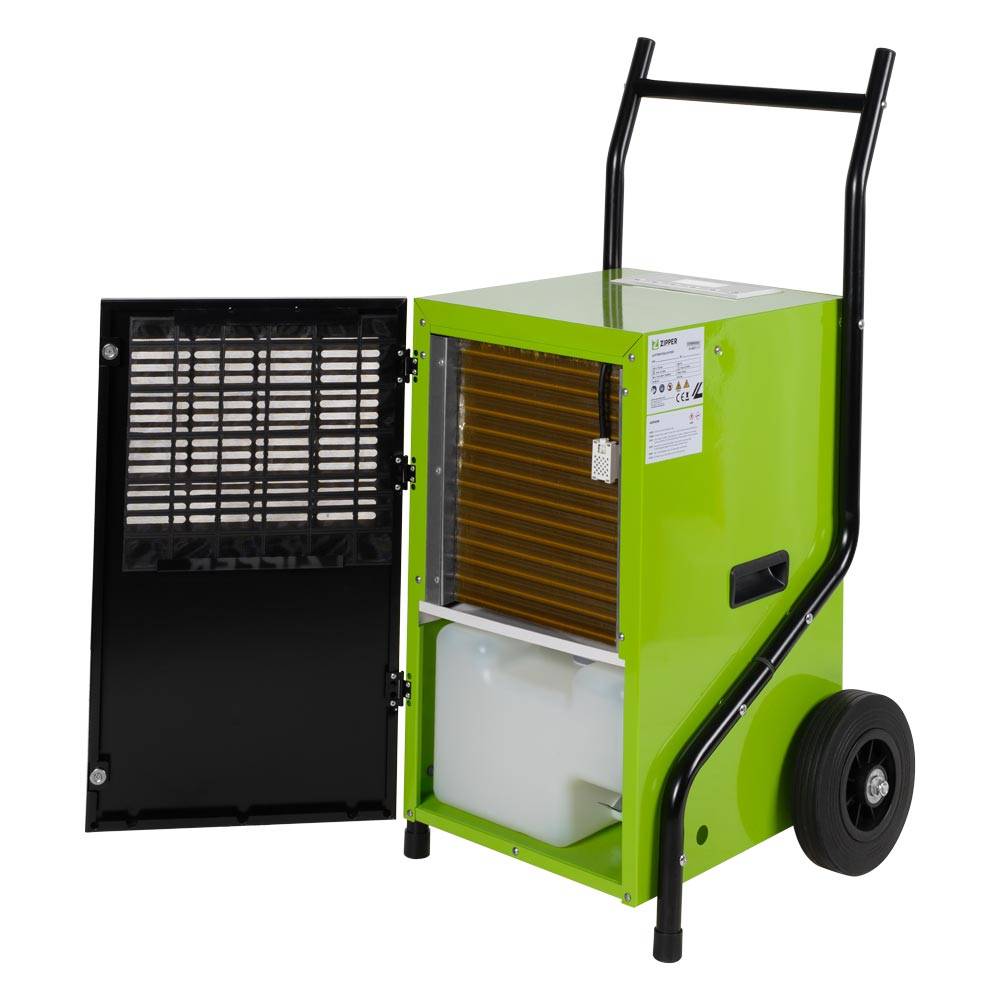 Déshumidificateur industriel sur roues – modèle ZI-BAT-60E – 60  /jour – 23 V – 680 m³h - Image 2