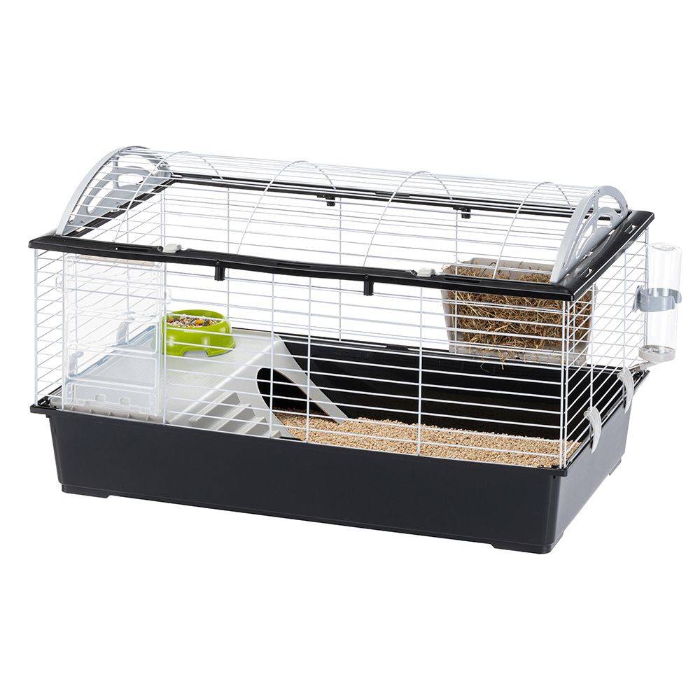 Ferplast - FERPLAST Cage pour Rongeurs CASITA 100 pour Lapins, Cochons d'Inde, Cochons d'Inde, en Métal, Accessoires inclus : Mangeoire, Abreuvoir, Abreuvoir, - Imagen 1