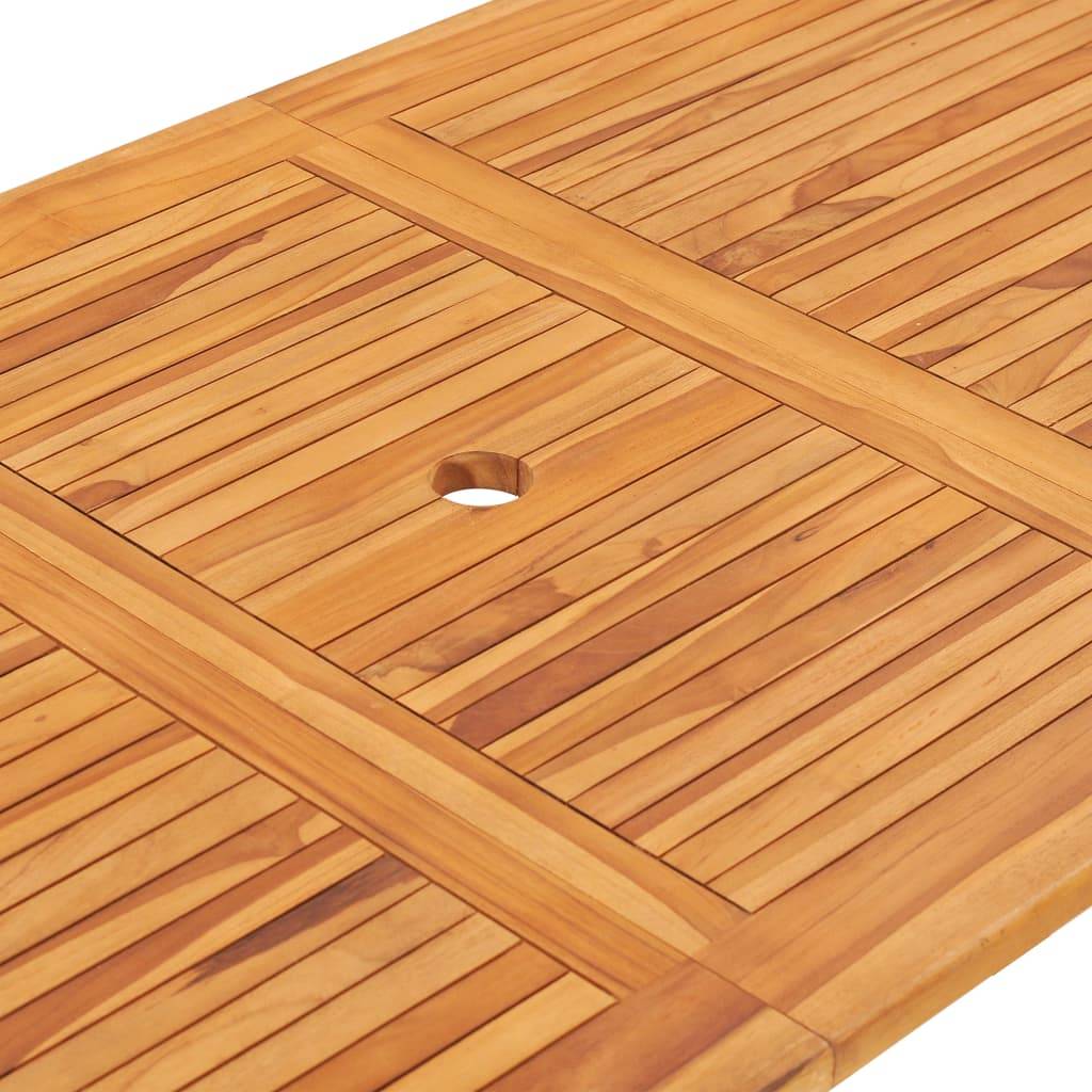 Vidaxl - Ensemble à manger d'extérieur pliable 7 pcs Bois solide de teck vidaXL 48999 - Imagen 7