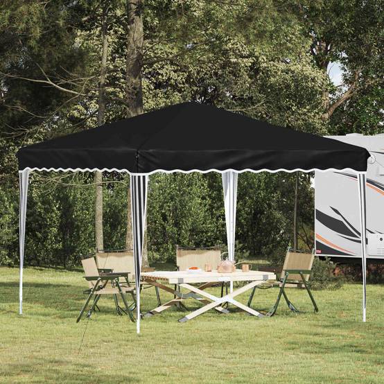ComfortXL - Tente de réception pop-up tissu Oxford pour jardin hauteur réglable 288x288cm anthracite - ComfortXL Outdoor Living - Image 1