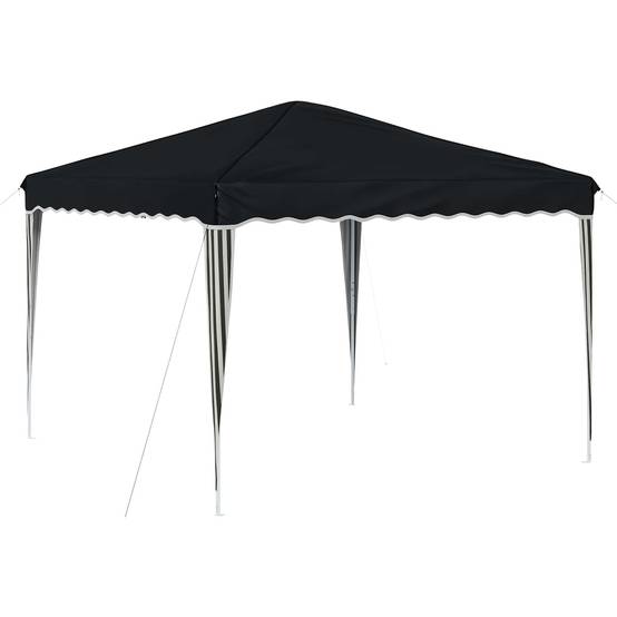 ComfortXL - Tente de réception pop-up tissu Oxford pour jardin hauteur réglable 288x288cm anthracite - ComfortXL Outdoor Living - Image 2