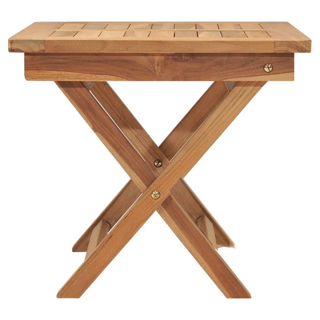 Helloshop26 - Transat chaise longue bain de soleil lit de jardin terrasse meuble d'extérieur avec table bois de teck solide - Imagen 9