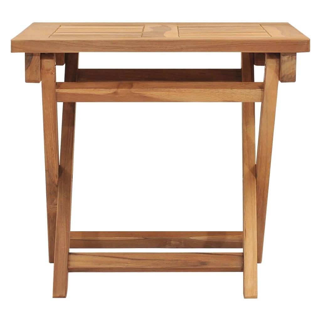 Helloshop26 - Transat chaise longue bain de soleil lit de jardin terrasse meuble d'extérieur avec table bois de teck solide - Imagen 8