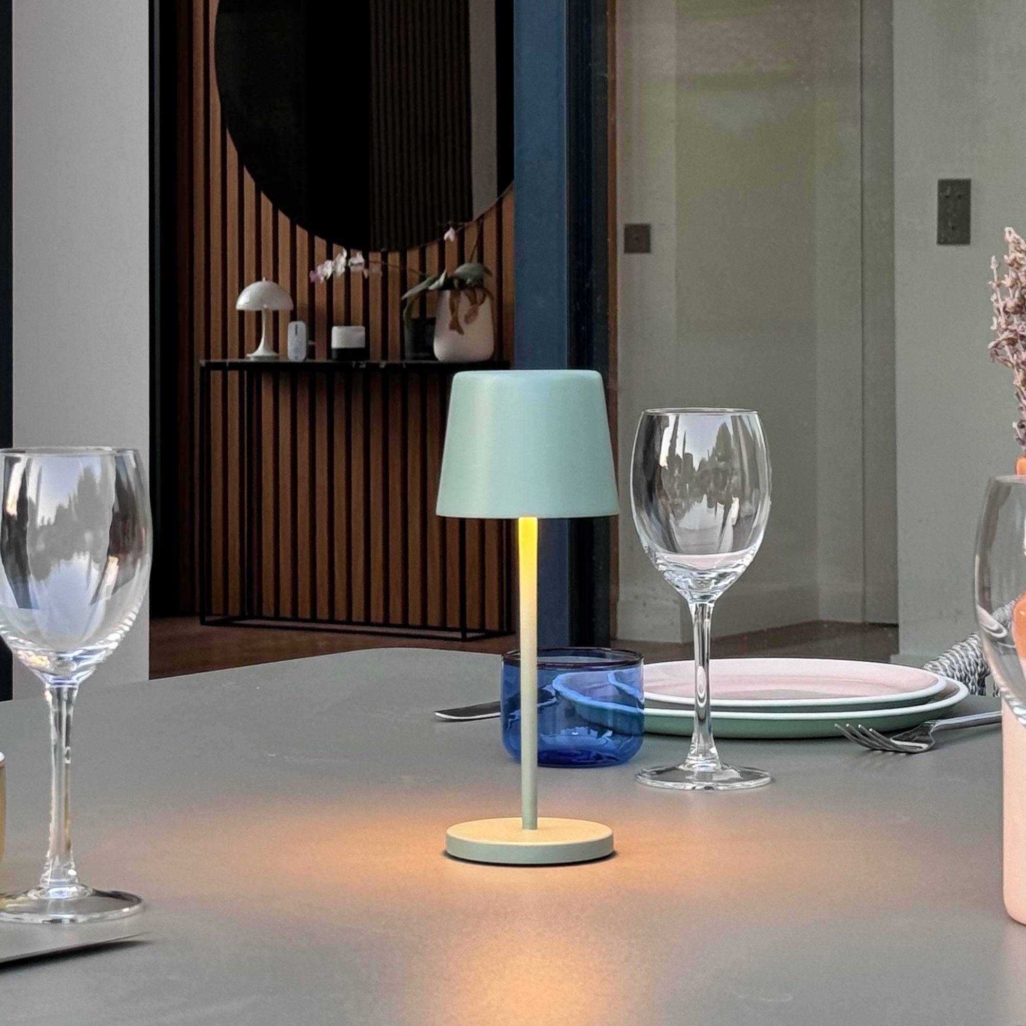 Lumisky - Lampe de table sans fil MINI KELLY Vert H22cm - Imagen 7