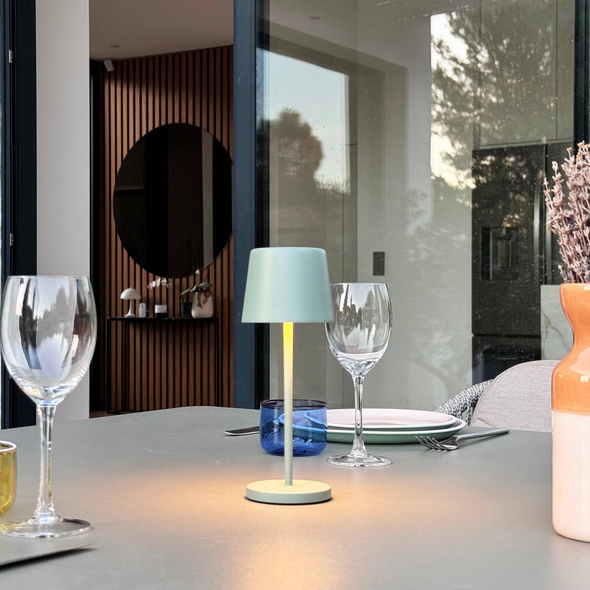 Lumisky - Lampe de table sans fil MINI KELLY Vert H22cm - Imagen 8