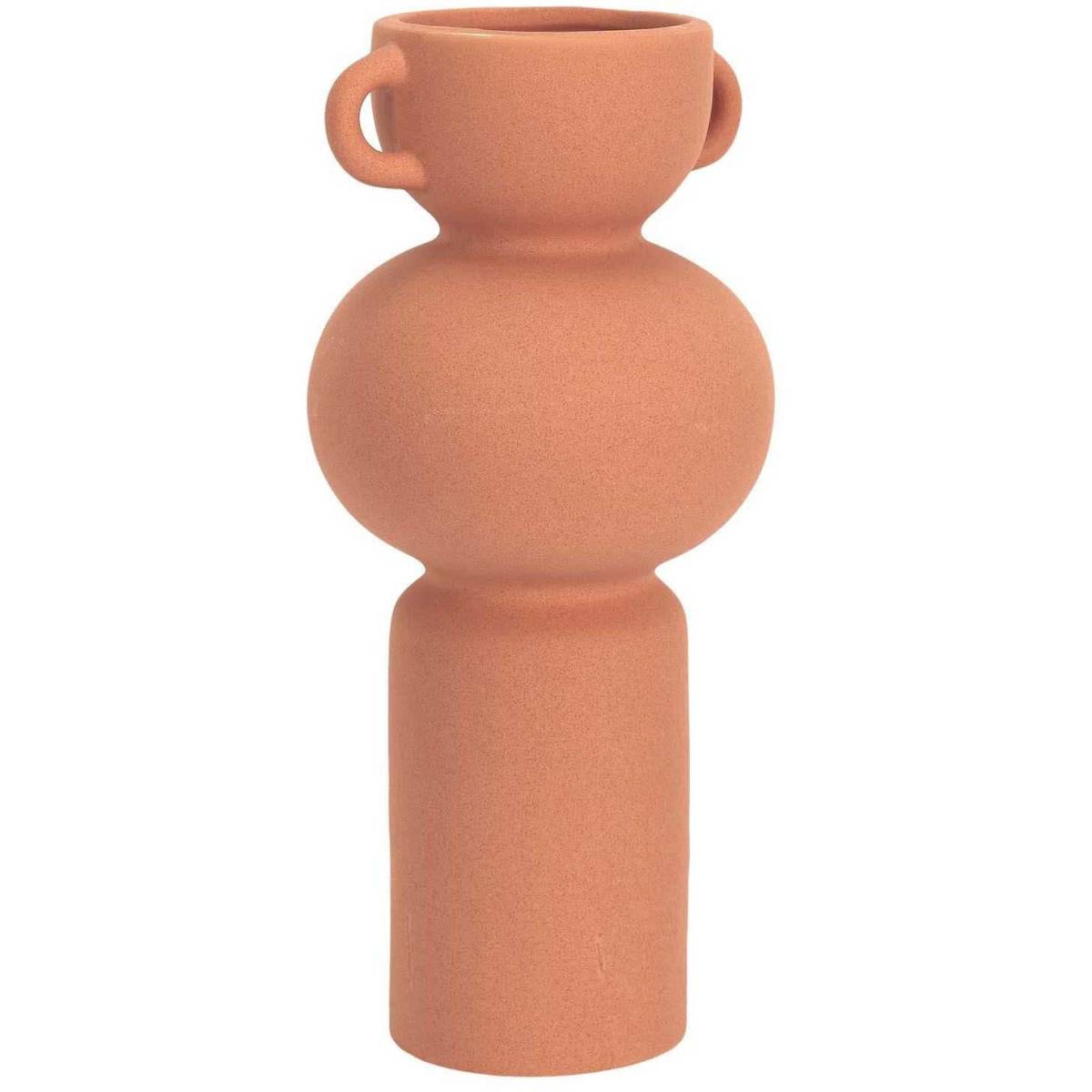 The Home Deco Factory - Vase avec anse en céramique  11.5 x 25.5 cm - Imagen 1