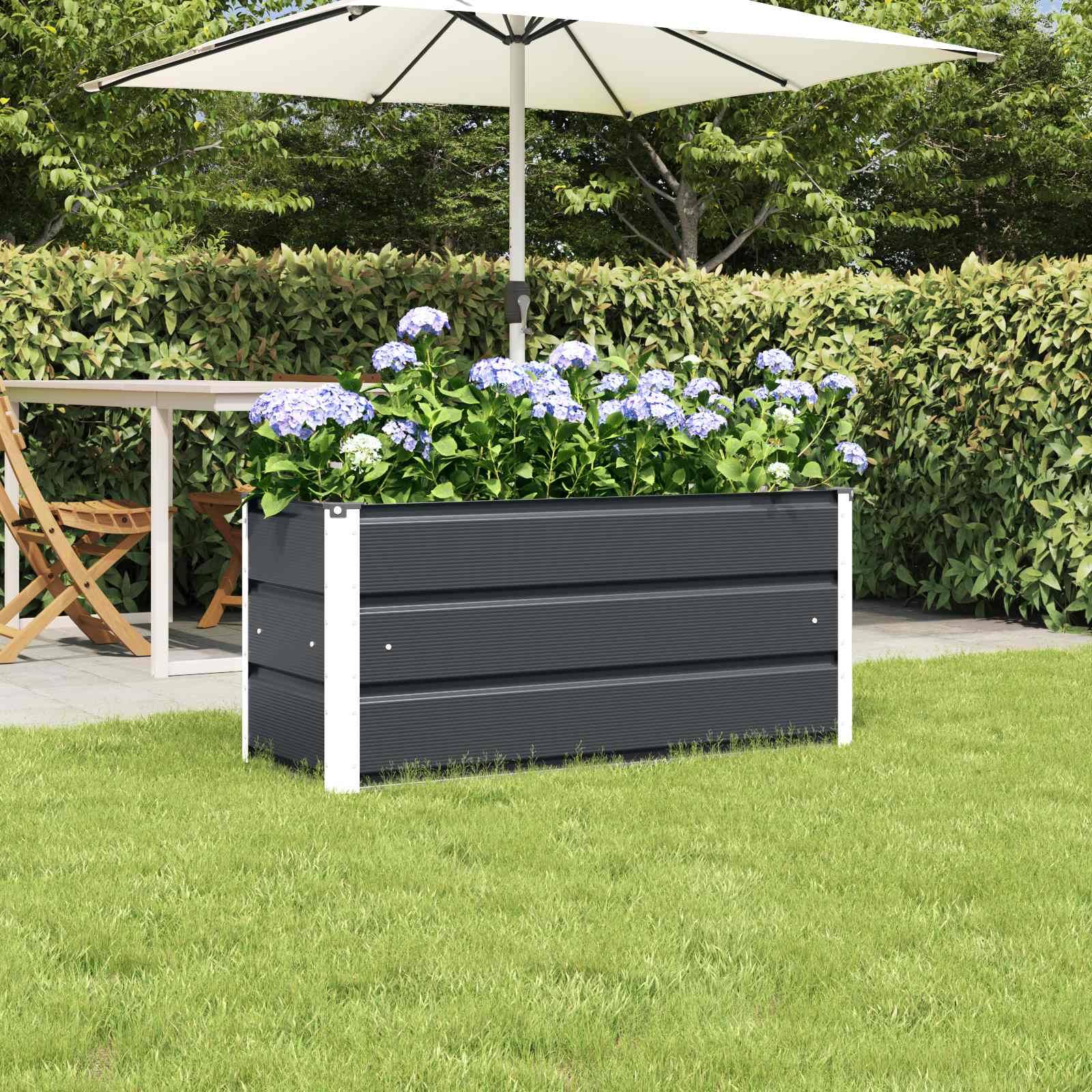 Vidaxl - Jardinière Anthracite 100 x 40 x 45 cm Acier vidaXL 42018184