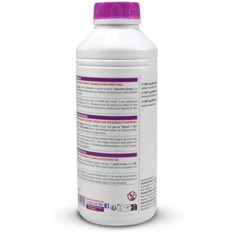 Anti-écume (anti-mousse) hth Spa - 1 litre - 1 litre - Imagen 2