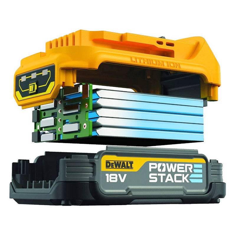 Dewalt - 2 Batteries 1,7 Ah 18V DEWALT POWERSTACK DCBP034-XJ Li-Ion Dewalt - Imagen 3