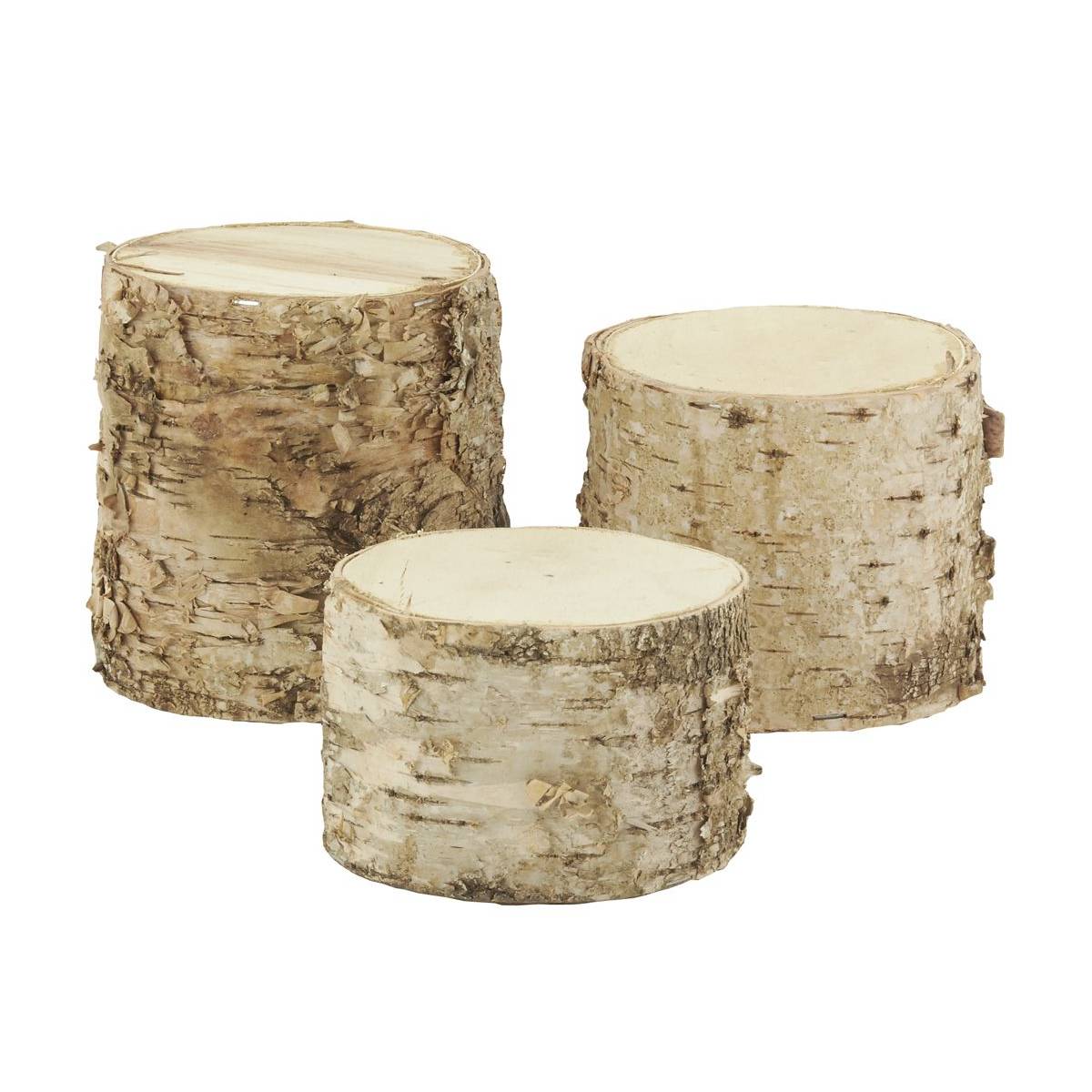 Aubry Gaspard - Supports tronc en bouleau (Lot de 3) - Imagen 1