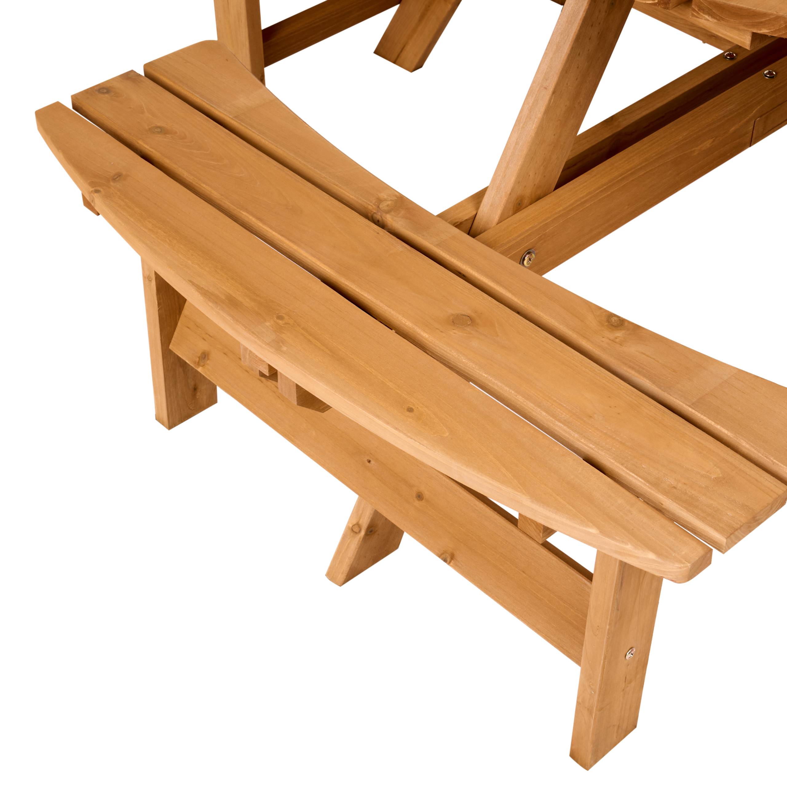Beliani - Table de repas, 4 Personnes Bois de sapin Marron clair CAPARCOTTA - 185x185x68- Beliani - Image 5