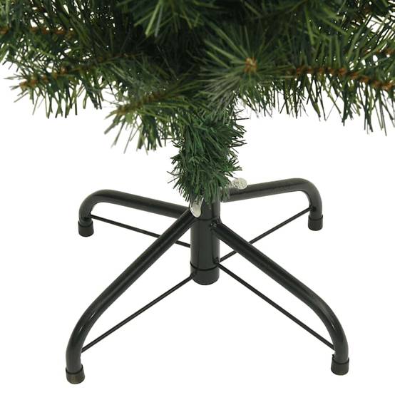 ComfortXL - Sapin de Noël artificiel mince en PVC pour petits espaces 240 cm vert – ComfortXL Outdoor Living - Image 6