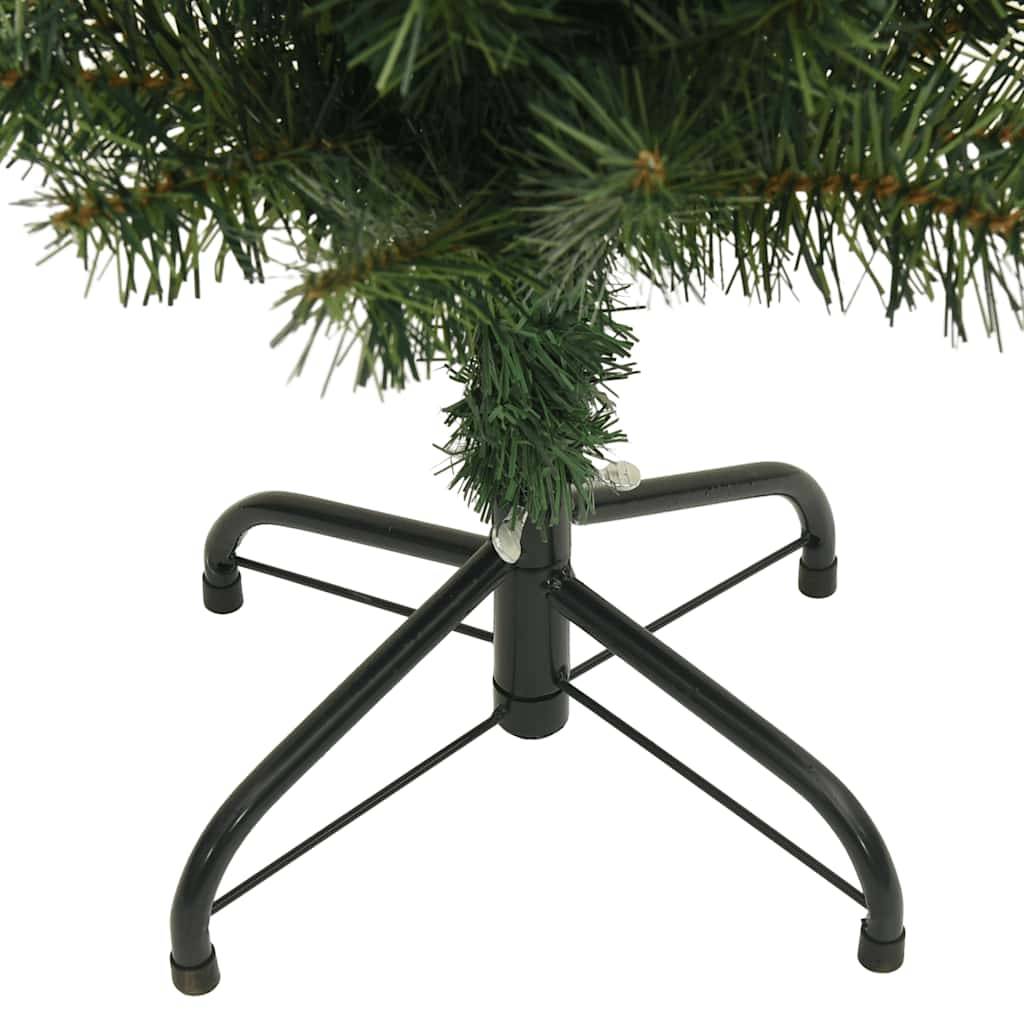 ComfortXL - Sapin de Noël artificiel mince en PVC pour petits espaces 240 cm vert – ComfortXL Outdoor Living - Image 6