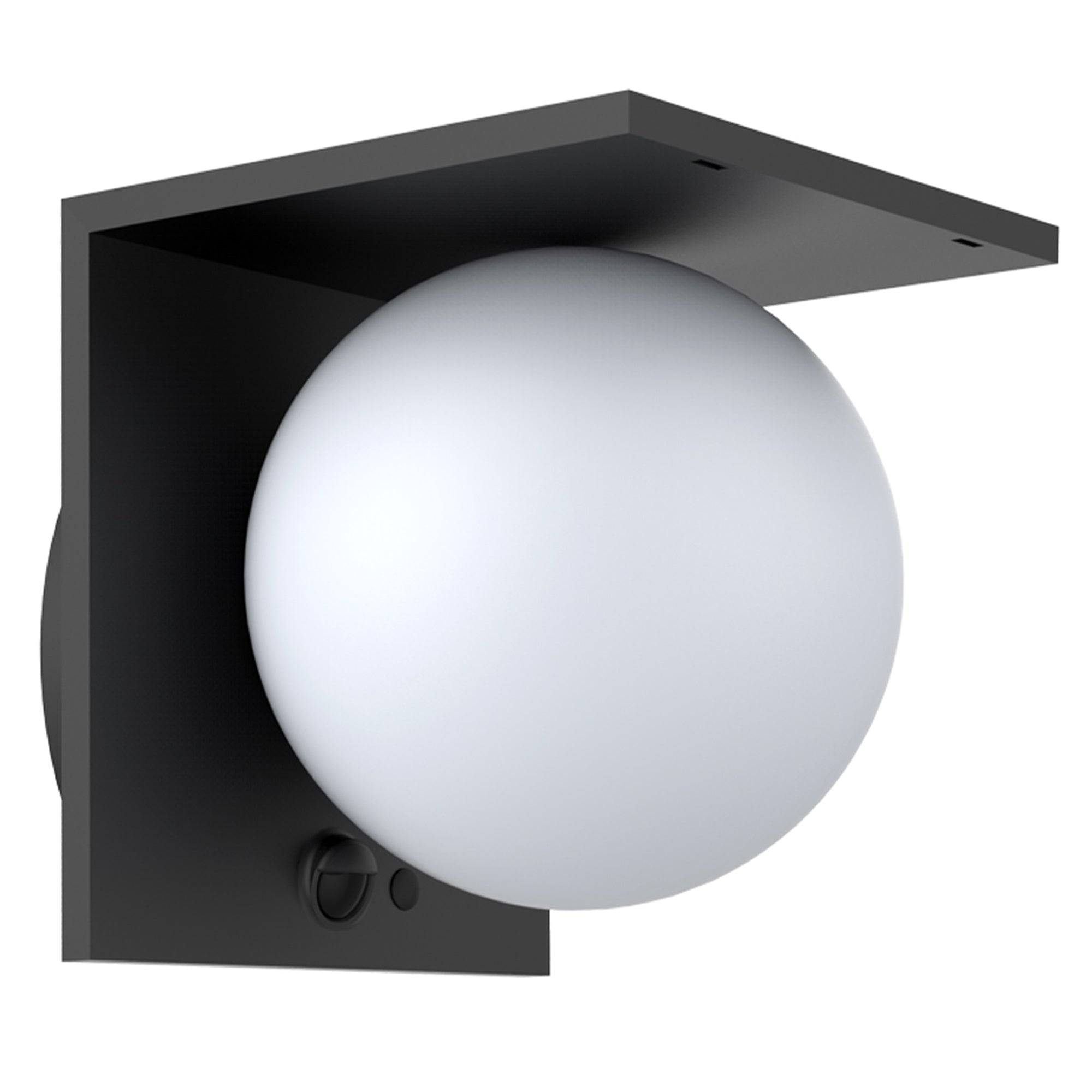 Lumisky - Applique murale solaire BOLLY noir sensor H14cm - Image 9