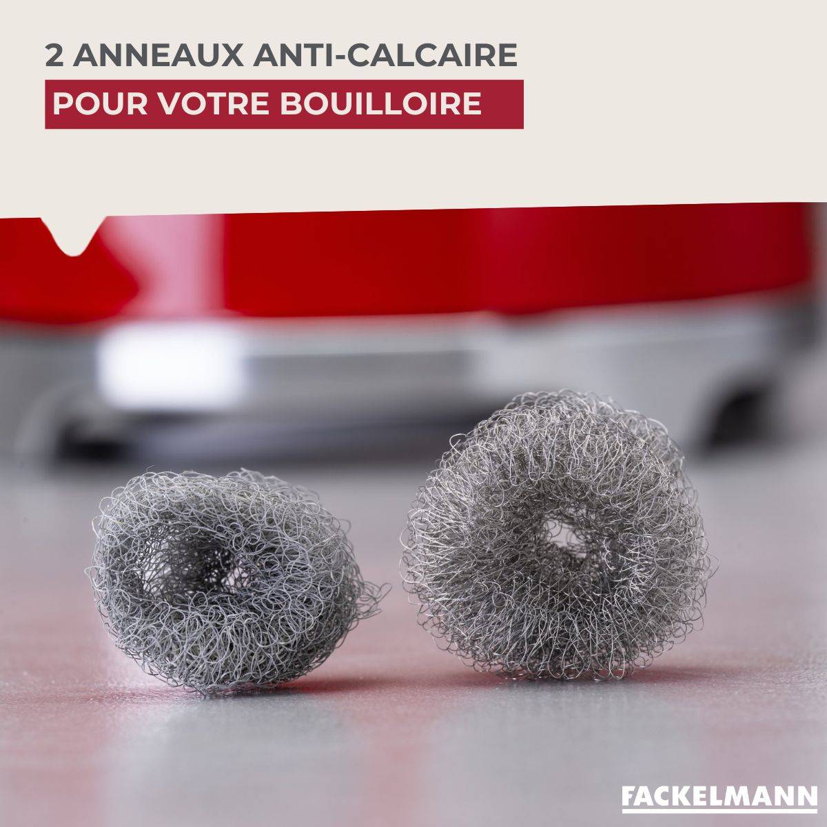 Anneaux anti-calcaire pour bouilloire Fackelmann - Image 2