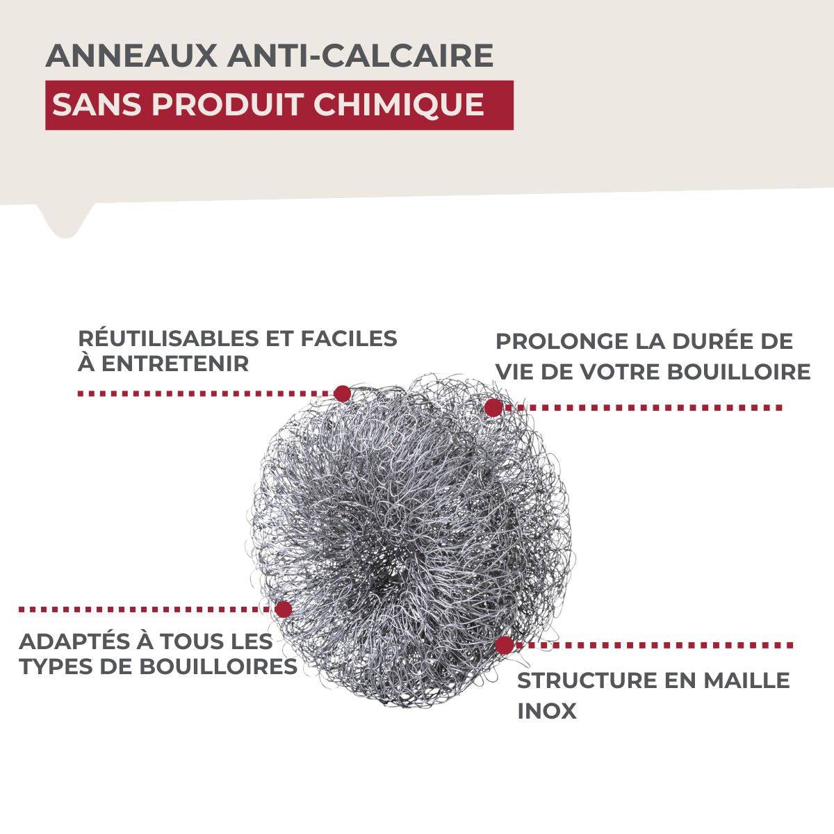 Anneaux anti-calcaire pour bouilloire Fackelmann - Image 4