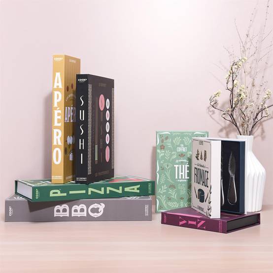 Cook Concept - Coffret Ustensiles Barbecue "Livre" 35cm Gris - Image 7