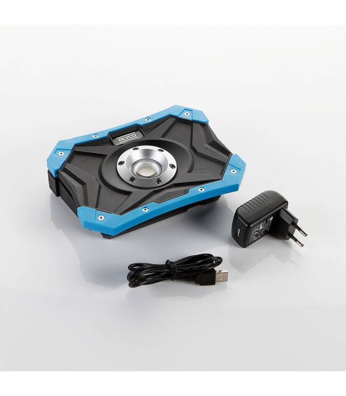ALYCO - Projecteur avec batterie rechargeable et poignée magnétique 20w cob ip54 alyco ALYCO 199222 - Image 3
