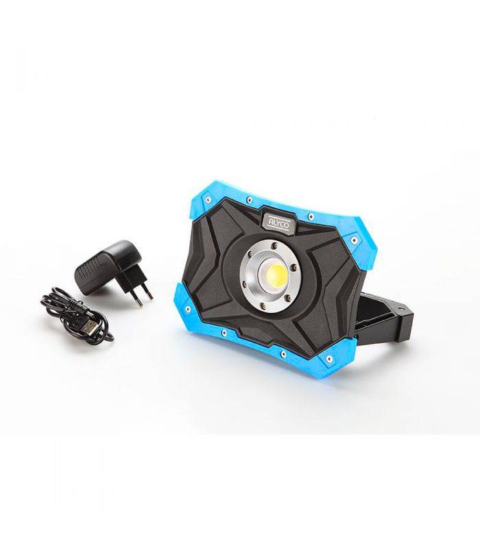 ALYCO - Projecteur avec batterie rechargeable et poignée magnétique 20w cob ip54 alyco ALYCO 199222 - Image 1