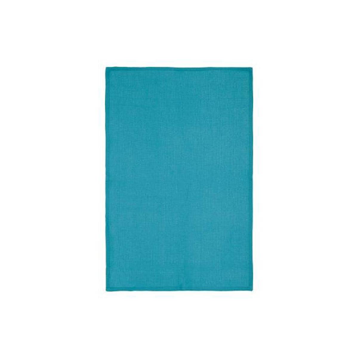 Lot de 3 Torchons "Imprimé" 45x70cm Bleu - Image 4