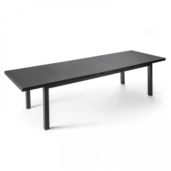 Oviala - Table de jardin extensible en aluminium gris 10 places Albi - Oviala - Image 1