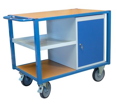 Servante d'atelier équipée 1 bloc porte et 1/2 plateau tôle 500 kg - FIMM - 880002993 - Imagen 1