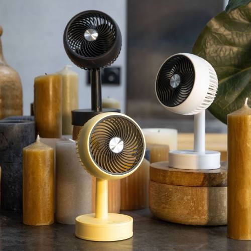 Livoo - Mini-Ventilateur de Bureau design USB jaune - Imagen 2