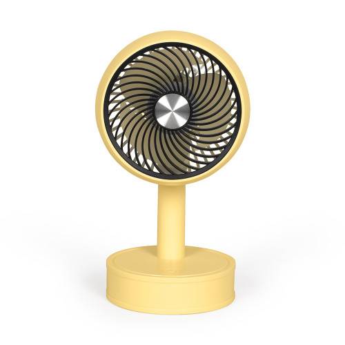 Livoo - Mini-Ventilateur de Bureau design USB jaune - Imagen 1
